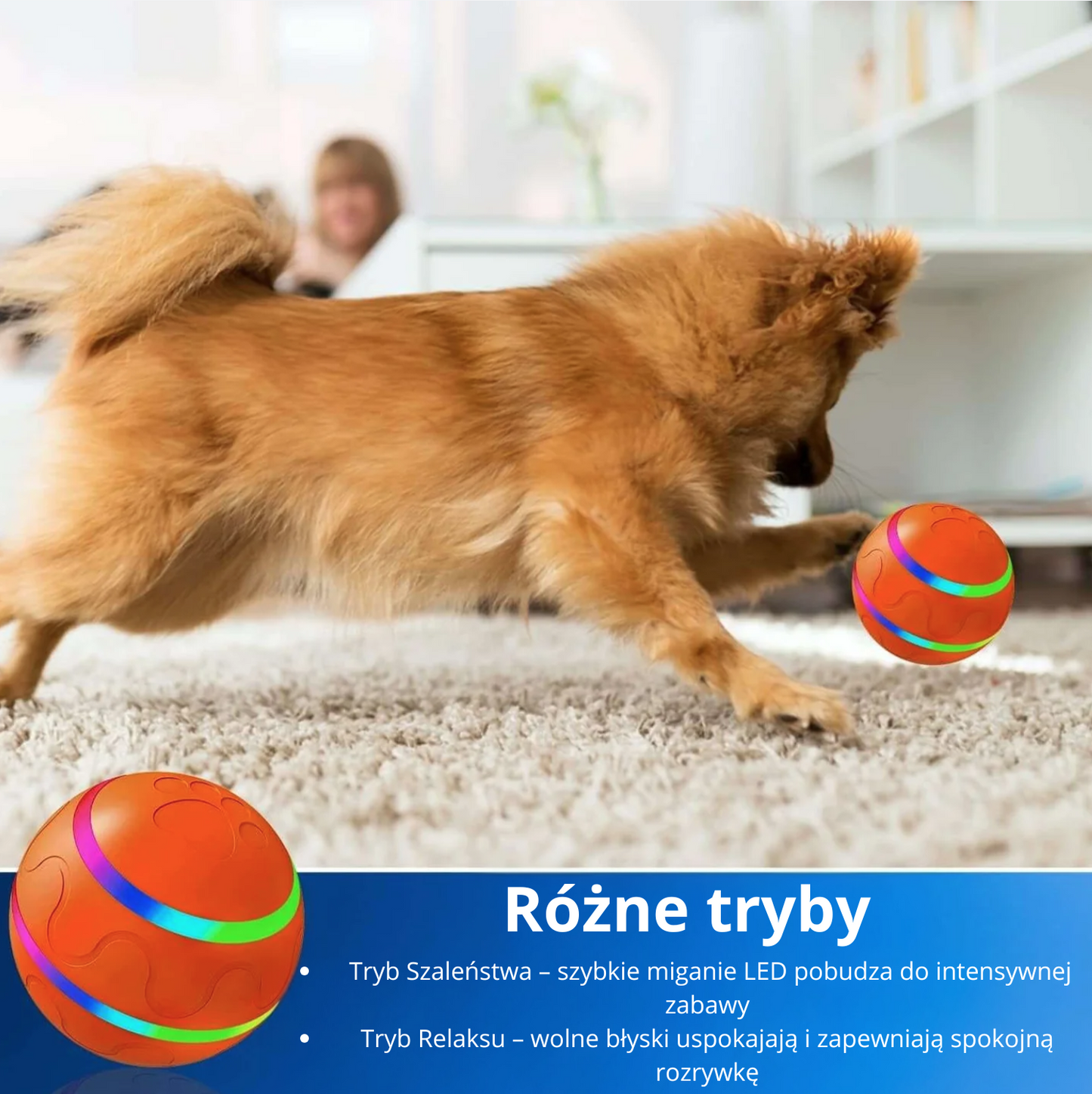 GlowBall™ - Interactive ball for your pet